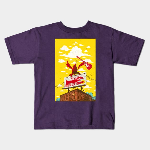 Crawfish Boil II Kids T-Shirt by Showdeer